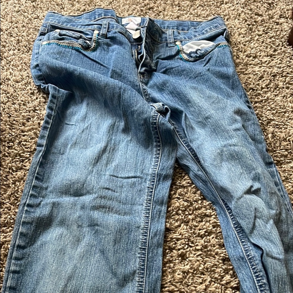 Circo Women's Straight Leg Jeans - Light Blue